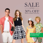 Сезонно намаление 30% в Benetton и Benetton Kids